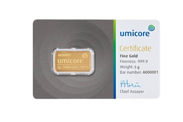 Goudbaar  5 Gram | Umicore – Image 2