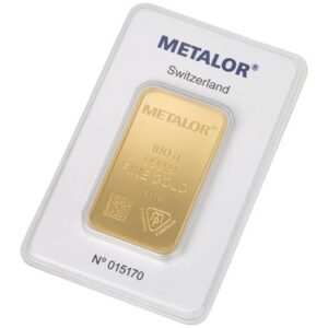 Goudbaar 100 Gram | Metalor