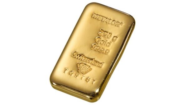 Goudbaar 250 Gram | Metalor