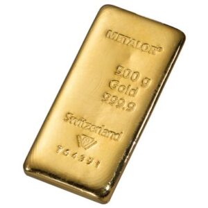 Goudbaar 500 Gram | Metalor