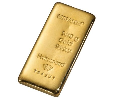 Goudbaar 500 Gram | Metalor