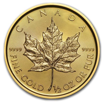 Maple Leaf | 1/2 Troy Ounce