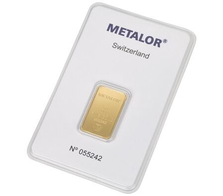 Goudbaar 5 Gram | Metalor