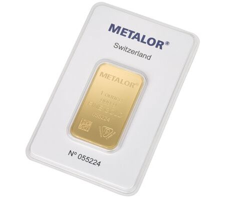 Goudbaar 1 Troy Ounce | Metalor