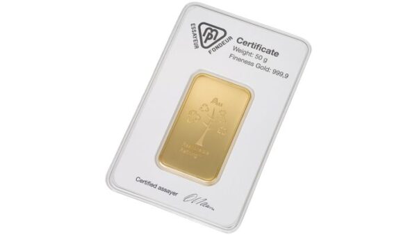 Goudbaar 50 Gram | Metalor – Image 2